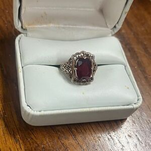 14k vintage ruby ring